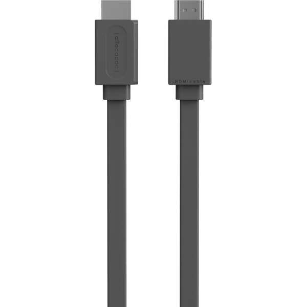 Allocacoc HDMIcable Flat 5m cable GREY HDMI kabel HDMI Type A (Standaard) 2 x HDMI Type A (Standard) Grijs