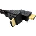 HDMI kabel 1.4 recht naar hoek - 2 meter
