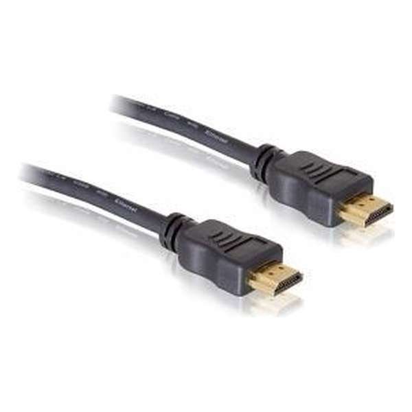 Delock - 1.4 High Speed HDMI kabel - 3 m - Zwart/Geel