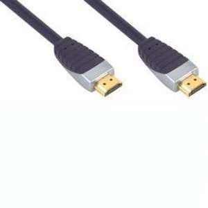 Bandridge SVL1201 HDMI kabel 1 m HDMI Type A (Standaard) Zwart, Grijs