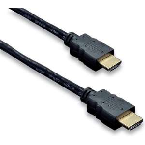 HDMI Kabel 1.4 High Speed + Ethernet, 5.0 Meter, Verguld