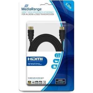 MediaRange MRCS158 HDMI kabel 5 m HDMI Type A (Standaard) Zwart