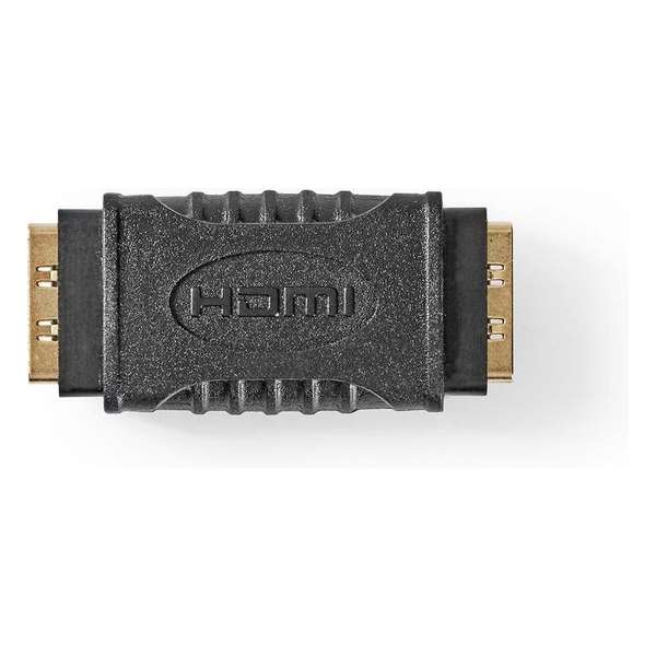 Nedis CVGB34900BK video kabel adapter HDMI Type A (Standaard) Zwart, Goud