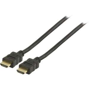 Qatrixx HDMI High Speed Kabel met ethernet - 1,00 meter Zwart