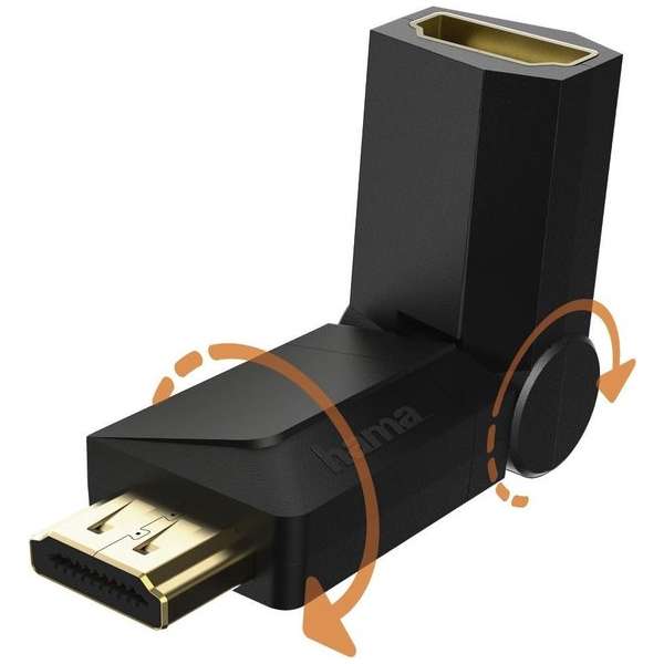 Hama HDMI™-adapter, connector - koppeling, rotatie