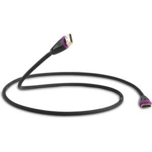 QED PROFILE EFLEX HDMI BLK 1.5m SINGLE - HDMI kabel