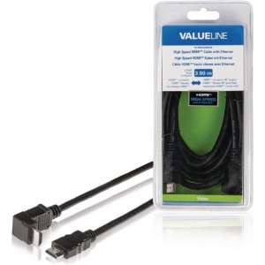 Valueline VLVB34200B30 High Speed Hdmi-kabel met Ethernet Hdmi-connector - Hdmi-connector 90