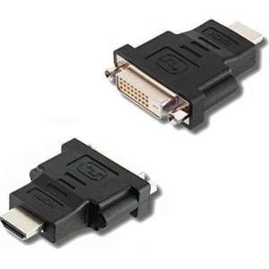 Lineaire ADHD110 kabeladapter/verloopstukje HDMI DVI Zwart