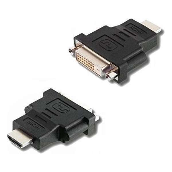 Lineaire ADHD110 kabeladapter/verloopstukje HDMI DVI Zwart