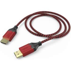 Hama High-speed HDMI™-kabel "High Quality", ethernet, 2 m, rood