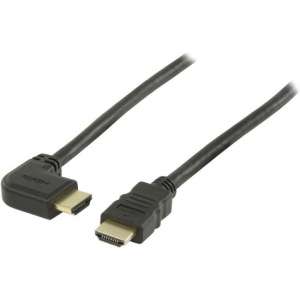 Valueline Vgvp34260b15 High Speed Hdmi Kabel met Ethernet Hdmi Connector - Hdmi Connector Rechts Gehoekt 1,50 M Zwart