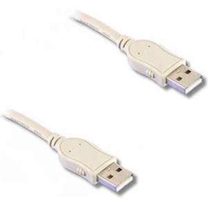 Lineaire PCUSB210C 1.8m USB A USB A Mannelijk Mannelijk Beige USB-kabel