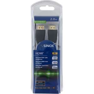 Sinox HDMI kabel - versie 2.0b (4K 60Hz HDR) - 2 meter