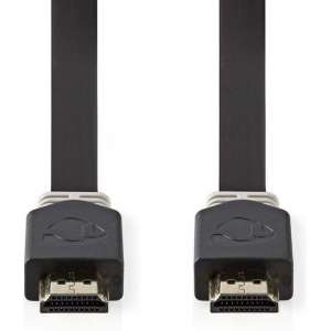 Nedis platte HDMI kabel - versie 1.4 (4K 30Hz) / zwart - 2 meter