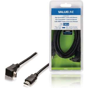 Valueline VLVB34210B20 High Speed Hdmi-kabel met Ethernet Hdmi-connector - Hdmi-connector 270