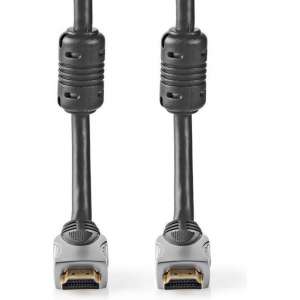 Nedis CVGC34000AT15 High Speed Hdmi™-cable Ethernet Hdmi™-connector - Hdmi™-connector 1.50 M Anthracite