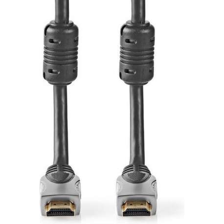 Nedis CVGC34000AT075 High Speed Hdmi™-kabel Met Ethernet Hdmi™-connector - Hdmi™-connector 0,75 M Antraciet