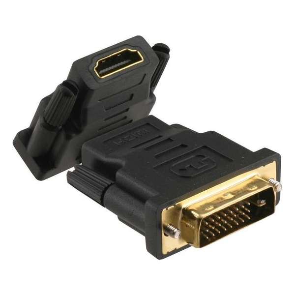HDMI/DVI-D adapter van DVI-D 18+1 pins mail/HDMI female
