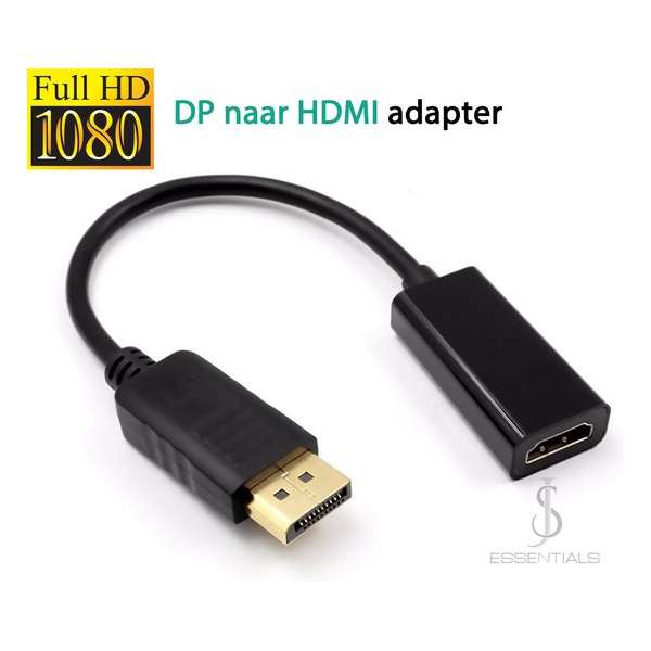 DisplayPort naar HDMI - 1080P - DisplayPort Kabel - DisplayPort naar HDMI adapter