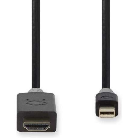 Nedis Mini DisplayPort 1.2 naar HDMI 1.4 kabel (4K 30 Hz) - 2 meter
