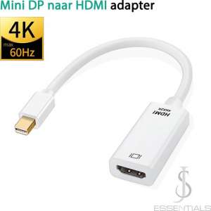 Mini DisplayPort naar HDMI - 4K UHD - Mini DisplayPort Kabel - Mini DisplayPort naar HDMI adapter