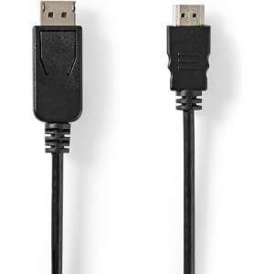 DisplayPort - HDMI™-Kabel | DisplayPort Male | HDMI™-Connector | 2,0 m | Zwart