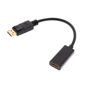 Garpex® Displayport naar HDMI Adapter Zwart 15cm