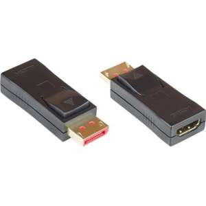 Alcasa HDMI-DP14G kabeladapter/verloopstukje Displayport Zwart
