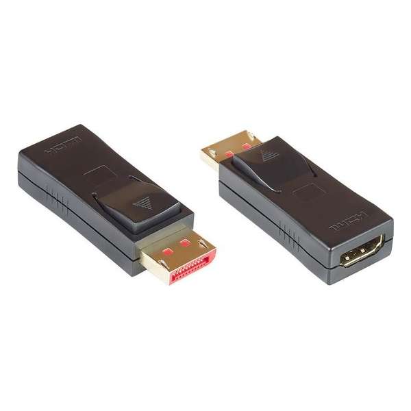 Alcasa HDMI-DP14G kabeladapter/verloopstukje Displayport Zwart