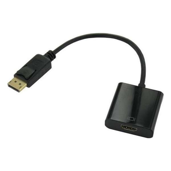 Garpex® DisplayPort DP naar HDMI Adapter Converter kabel Zwart 23cm