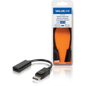 Valueline VLCB37150B02 kabeladapter/verloopstukje DisplayPort HDMI Zwart