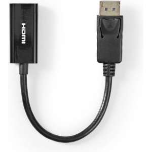 DisplayPort - HDMI™ Adapterkabel | DisplayPort Male | HDMI™-Uitgang | 0,2 m | Zwart