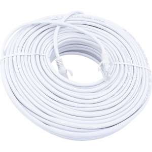 50 meter premium UTP kabel - Tot 1000 Mbps - Wit - Incl. RJ45 stekkers - Hoge kwaliteit