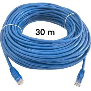 Internetkabel CAT 6 - 30 meter - RJ45 - Ethernet kabel - Netwerkkabel - UTP Kabel