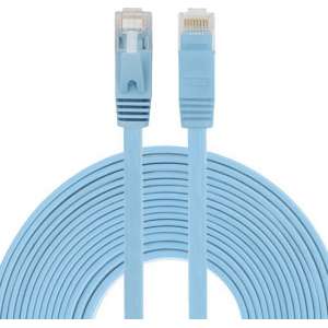 By Qubix internetkabel - 8 meter - blauw - CAT6 ethernet kabel - RJ45 UTP kabel met snelheid van 1000Mbps