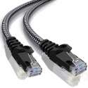 F/UTP kabel | Netwerkkabel | CAT 6 | Afgeschermd | Gevlochten mantel | CU kern | 20 meter | Allteq