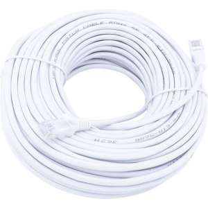 30 meter premium UTP kabel - Tot 1000 Mbps - Wit - Incl. RJ45 stekkers - Hoge kwaliteit