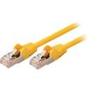 Valueline VLCP85121Y05 netwerkkabel 0,5 m Cat5e SF/UTP (S-FTP) Geel
