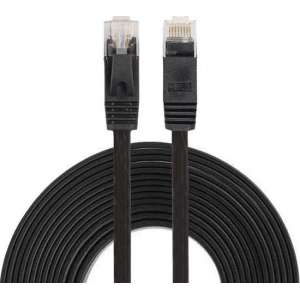 By Qubix internet kabel - 7.6 meter - zwart - CAT6 ethernet kabel - RJ45 UTP kabel met snelheid van 1000Mbps