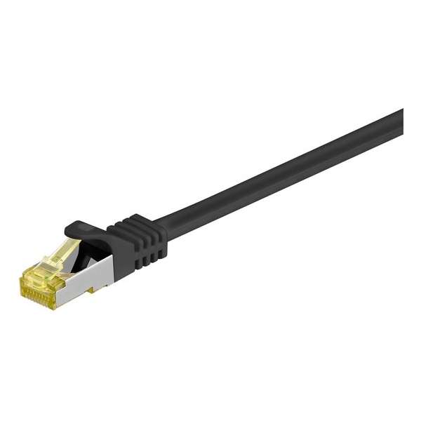 Wentronic 91581 - Cat 7 STP-kabel - RJ45 - 0.5 m - Zwart