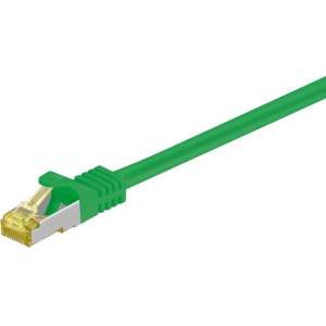 Wentronic 91586 - Cat 7 STP-kabel - RJ45 - 1 m - Groen