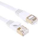 1m Goud verguld hoofd CAT7 High Speed 10Gbps ultra dun plat Ethernet netwerk LAN Kabel