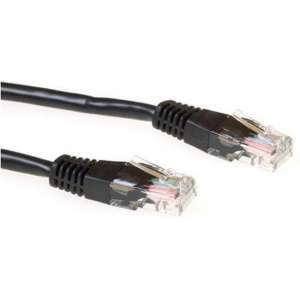 ACT IM5901 - Cat 5 UTP-kabel - RJ45 - 1 m - Zwart