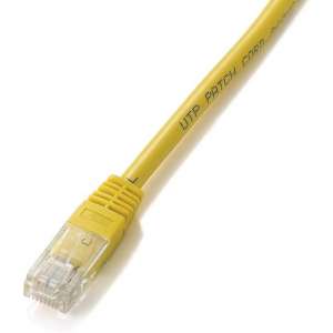 Equip Cat.5e U/UTP 0.5m netwerkkabel 0,5 m Cat5e U/UTP (UTP) Geel