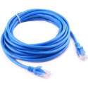 10m CAT5E Ethernet netwerk LAN / internet kabel (10000 Mbit/s) - Blauw