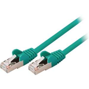 Valueline VLCP85121G05 netwerkkabel 0,5 m Cat5e SF/UTP (S-FTP) Groen