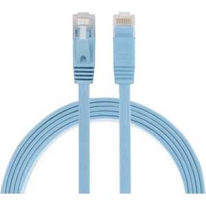 By Qubix internetkabel - 1 meter - blauw - CAT6 ethernet kabel - RJ45 UTP kabel met snelheid van 1000Mbps