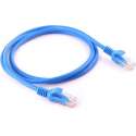 By Qubix internetkabel- 1 meter - blauw -  CAT5E netwerk kabel - RJ45 UTP kabel met snelheid van 1000Mbps