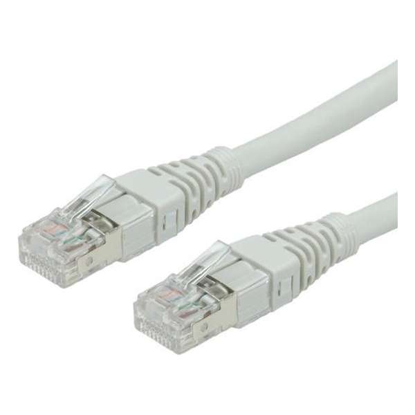 ROLINE UTP Patch Cord Cat.6a, Component Level, LSOH, grey 15m netwerkkabel U/UTP (UTP) Grijs