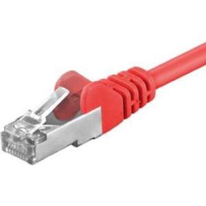 Wentronic CAT 5-025 FTP Red 0.25m